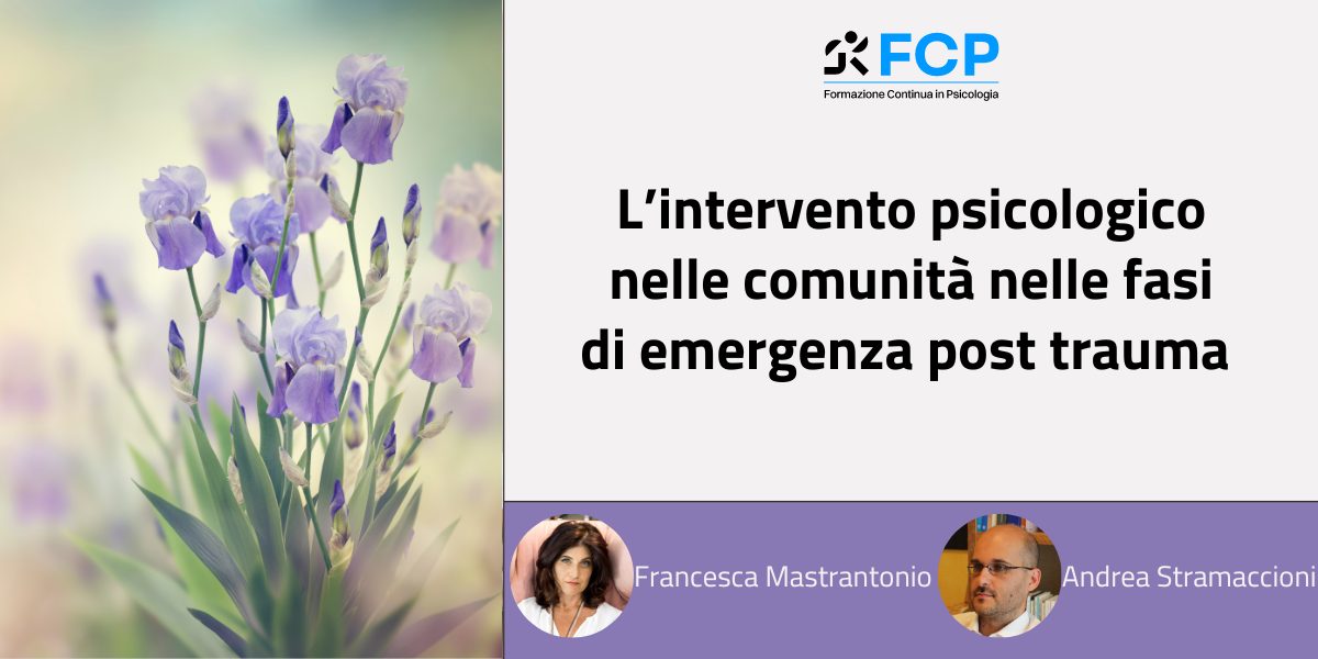 intervento psicologico post trauma