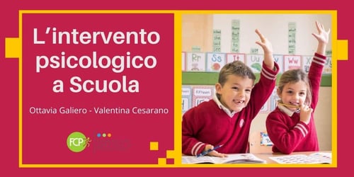 L’intervento psicologico a Scuola