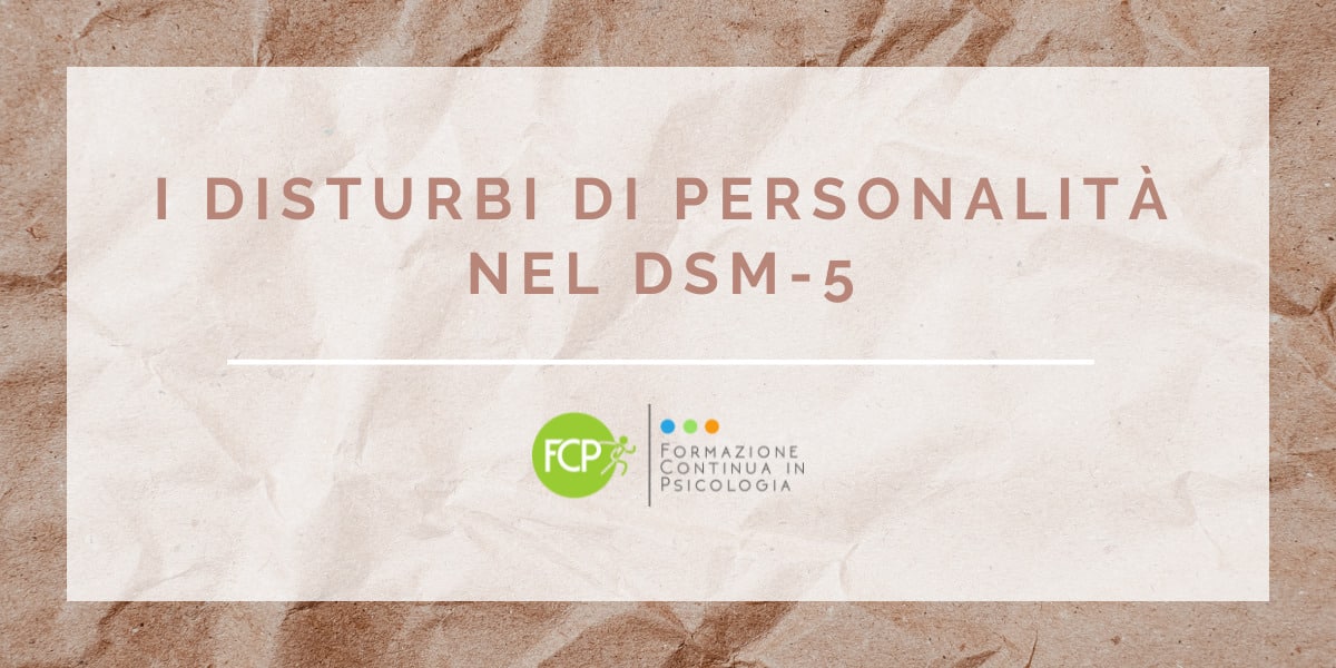 disturbi di personalità nel DSM-5