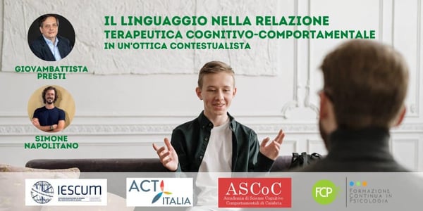 Il linguaggio nella relazione terapeutica cognitivo-comportamentale in un’ottica contestualista