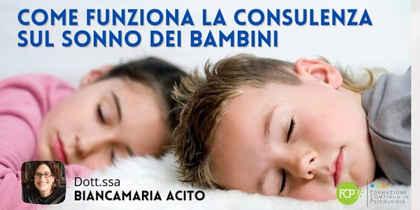 Come funziona la consulenza sul Sonno dei Bambini