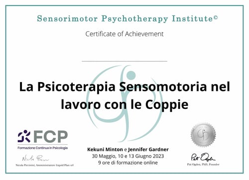 La Psicoterapia Sensomotoria nel lavoro con le Coppie