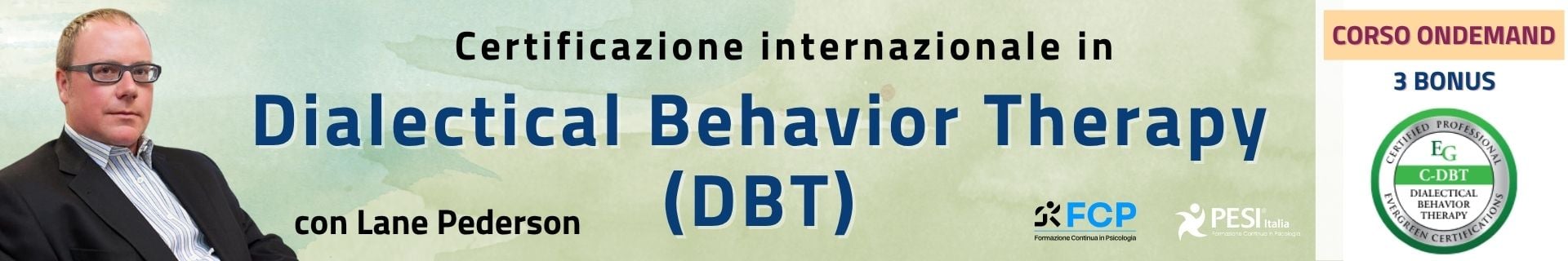 Certificazione internazionale in Dialectical Behavior Therapy (DBT)