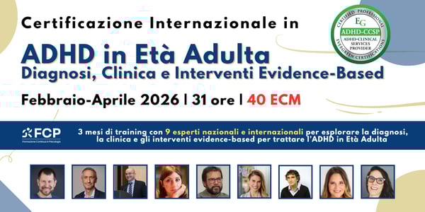Certificazione Internazionale in ADHD in Età Adulta