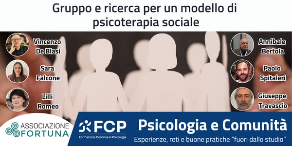 Gruppo e ricerca per un modello di psicoterapia sociale